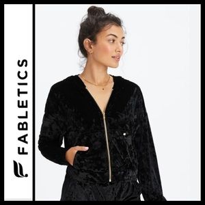 NWT Fabletics Crushed Velour Hoodie